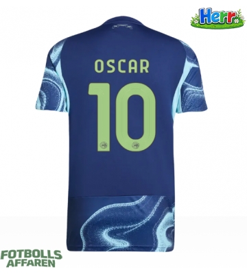 Ajax Oscar Gloukh #10 Bortatröja 2025-26 Kortärmad